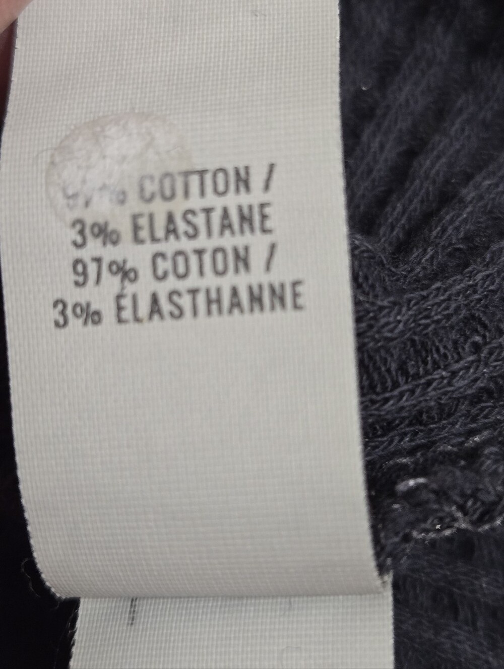 OFFLINE By Aerie Waffle Henley T-Shirt Charcoal Washed Size M - Picture 9 of 11